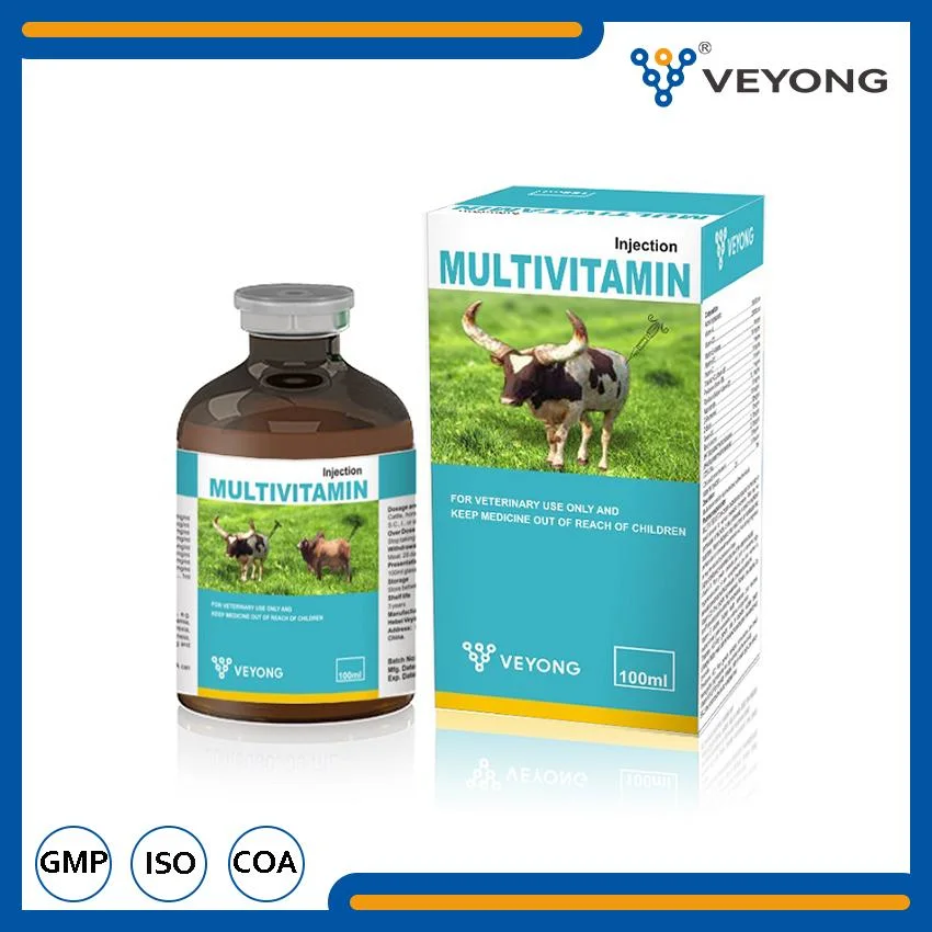 Pharmaceutical Veterinary Drug Growth Weight Gain Injections Multivitamin Injection for Sheep