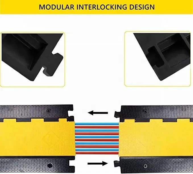 High quality/High cost performance  Ce Standard 5 Channel Floor Rubber Cable Protector