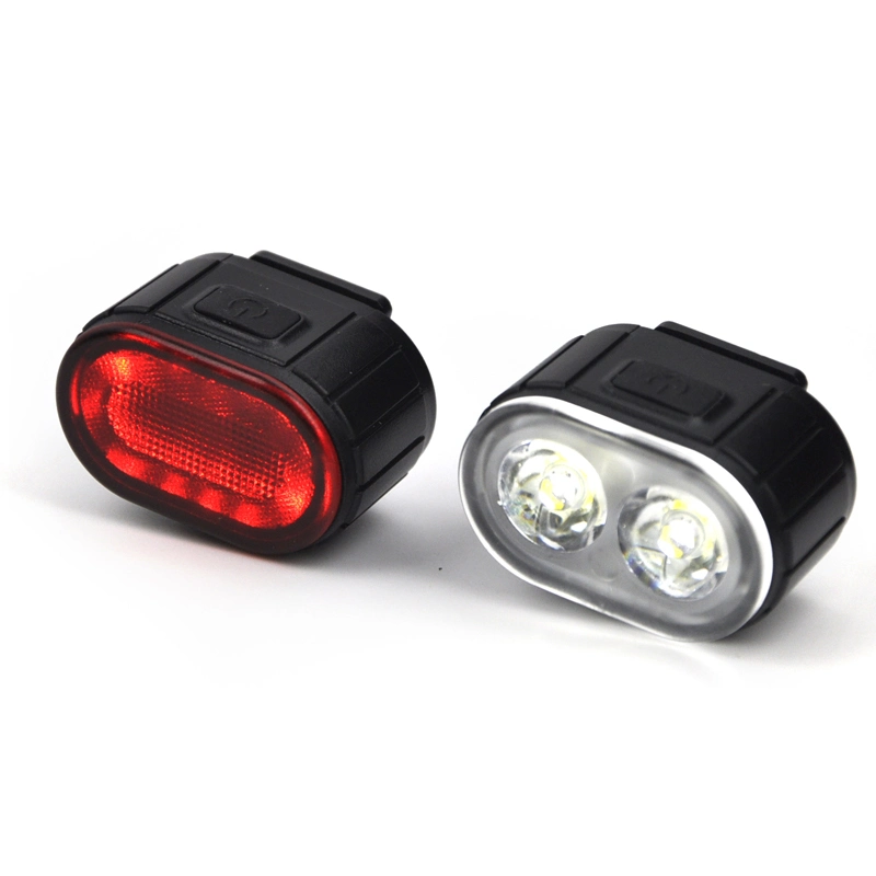 Cycle de vente directe d'usine de nuit de la sécurité Li-Battery RECHARGEABLE USB 35018 COB LED Accessoires de vélo Vélo Jeu de lumières LED