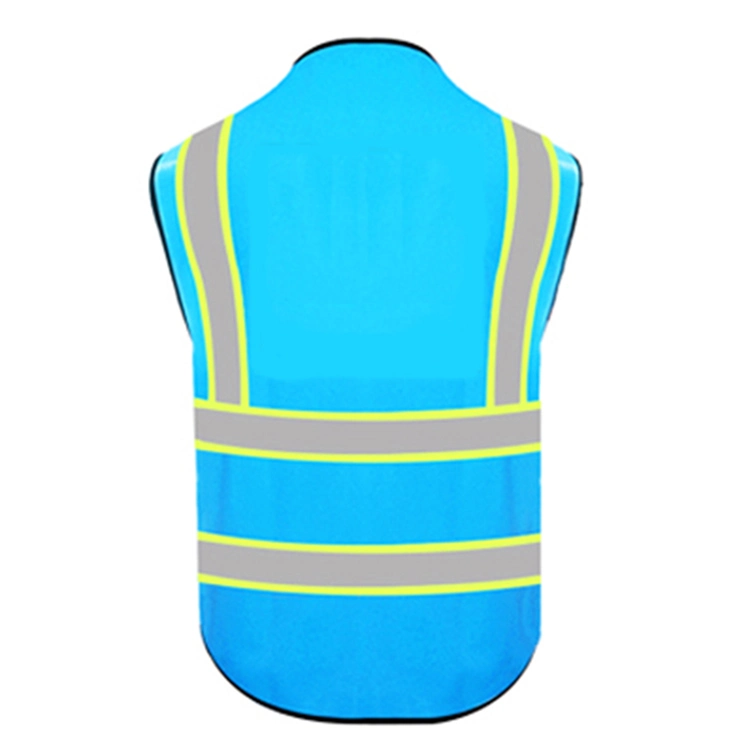 Construction Vest High Visibility 3m Reflective Safety Security Workwear Men&prime; S