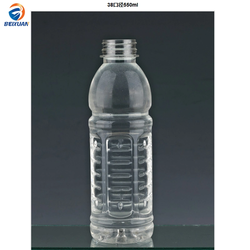 550ml 38cal Thermo-Filled de alta calidad botellas de plástico PET Botellas transparentes