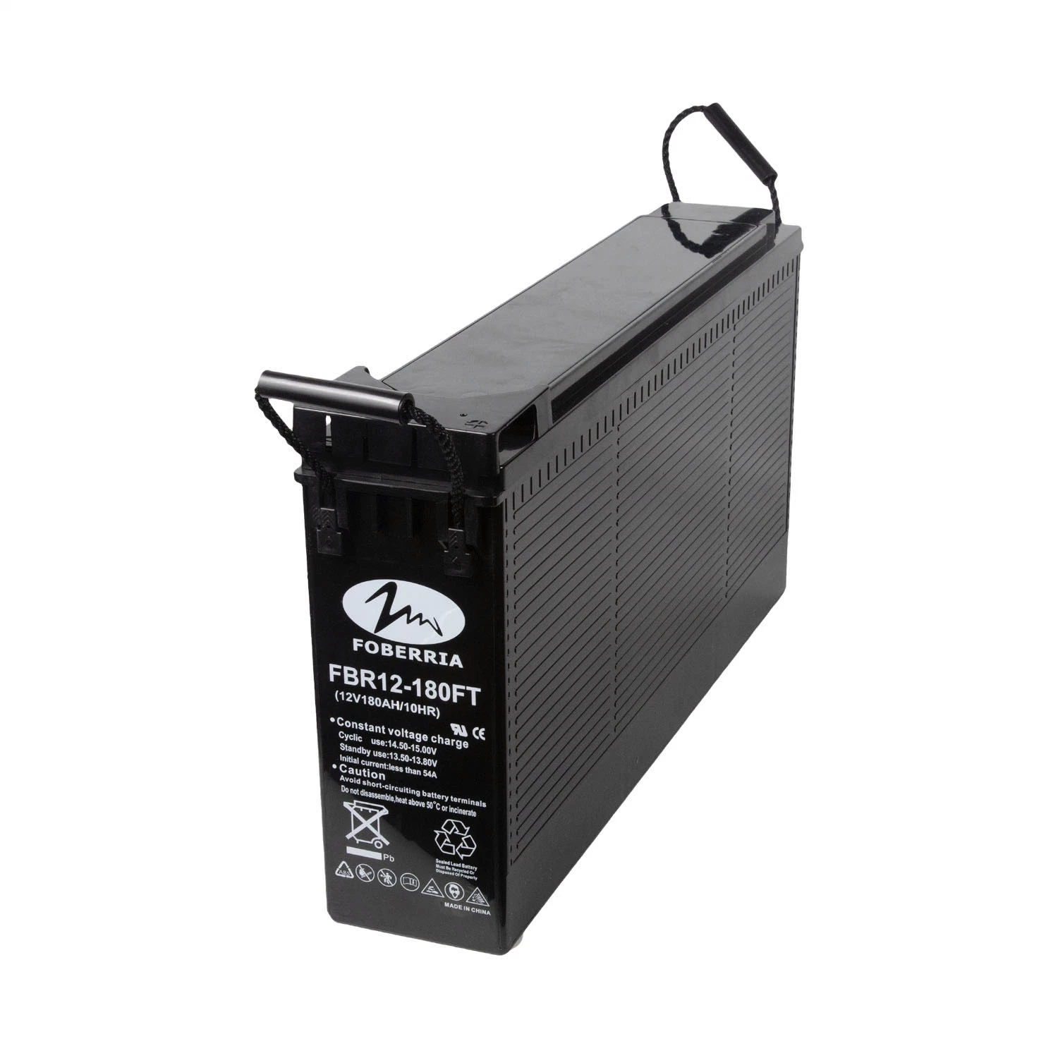 Csbattery 12 V 75 ah/80 ah/100 ah/150 ah/180 ah/200 ah borne d'accès avant-batterie à gel mince Telecom-Station/système solaire/Home-Power-Bank/matériel de communication/CSK