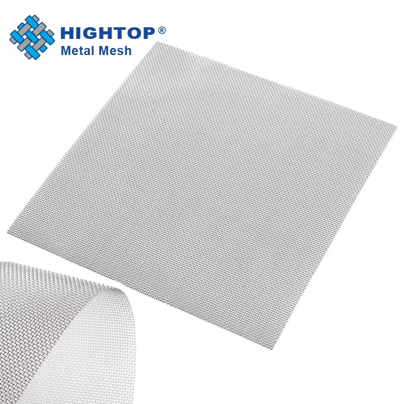 200 Micron Net Plain Weave Stainless Steel Wire Mesh Screen with ISO9001 System