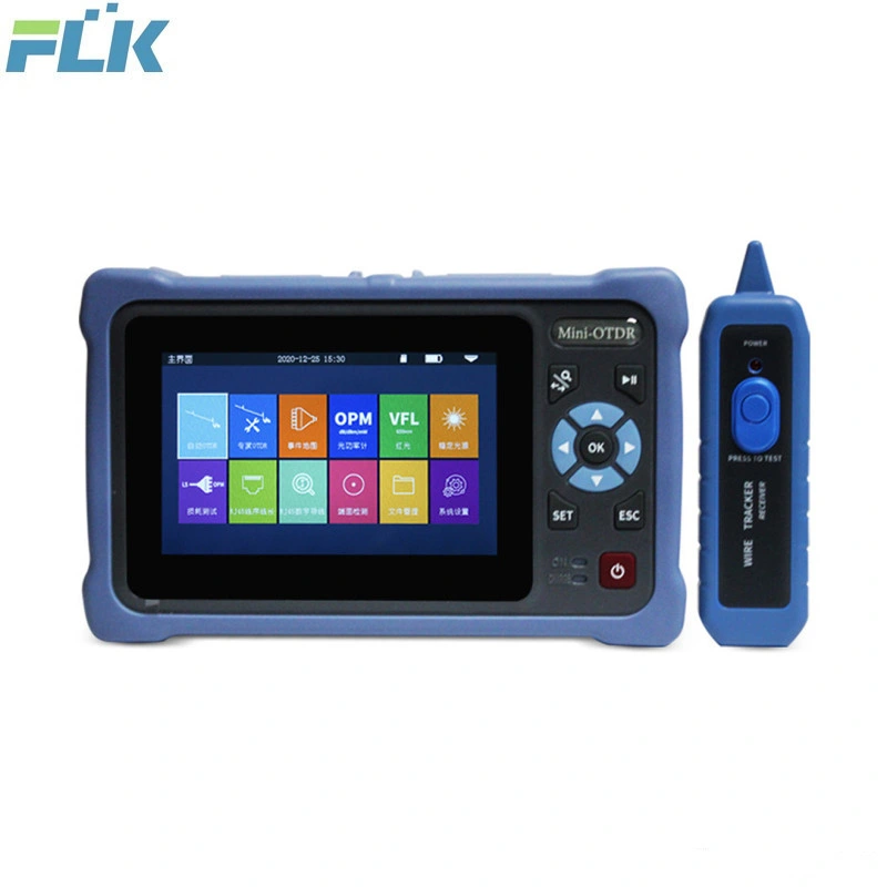 Portable FTTH Optical Fiber Mini-OTDR Sm1310/1550nm&plusmn; 20nm 26/24dB Support Multi-Languages English, Russian, Spanish, French, Arabic, Hindi, etc