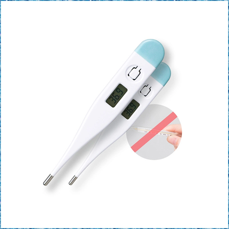 CE FDA Certified Portable Home Use Electronic Digital Thermometer with Flexible Tip