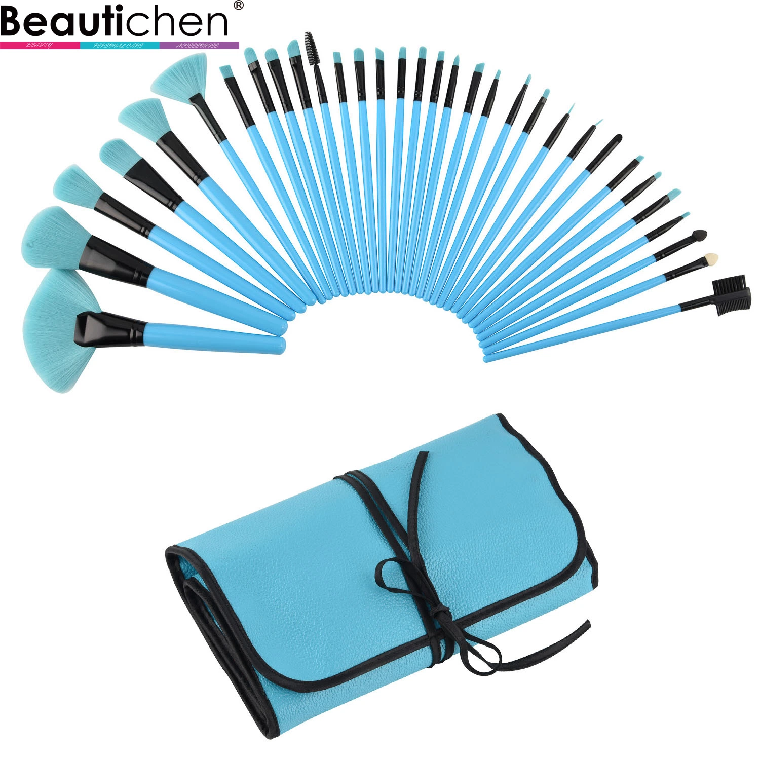 Beautichen Best Professional Makeup Brushes Set - 32 PCS Cosmetic Foundation Makeup Brush Set - Beauty Blending for Powder & Cream