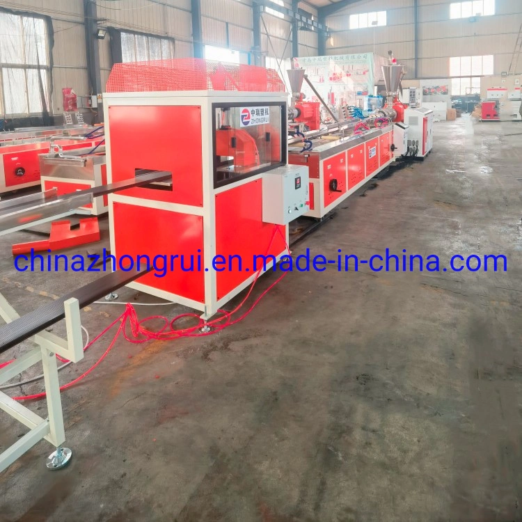 Wood-Plastic Profile Equipment/Qingdao Zhongrui Plastic Machine/PE Wood-Plastic Profile Unit