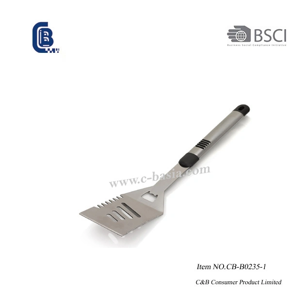 BBQ Spatula, Grilling Spatula, Barbecue Grill Turner Outdoor Barbecue Combination Tool Set Stainless Steel