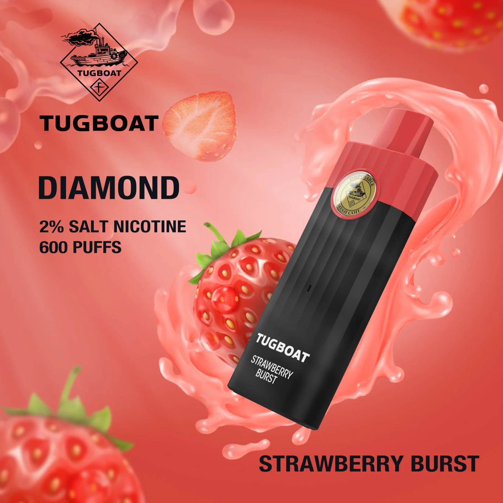 Vapes Disposable/Chargeable Cheap Flavor Fruit 2% Salt Nic Vape