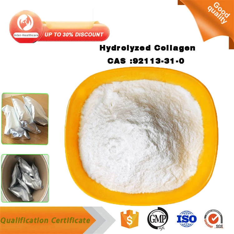 Prix de vente en gros de la poudre de collagène hydrolysé CAS 92113-31-0 pour des protéines hydrolysées blanchissant la peau