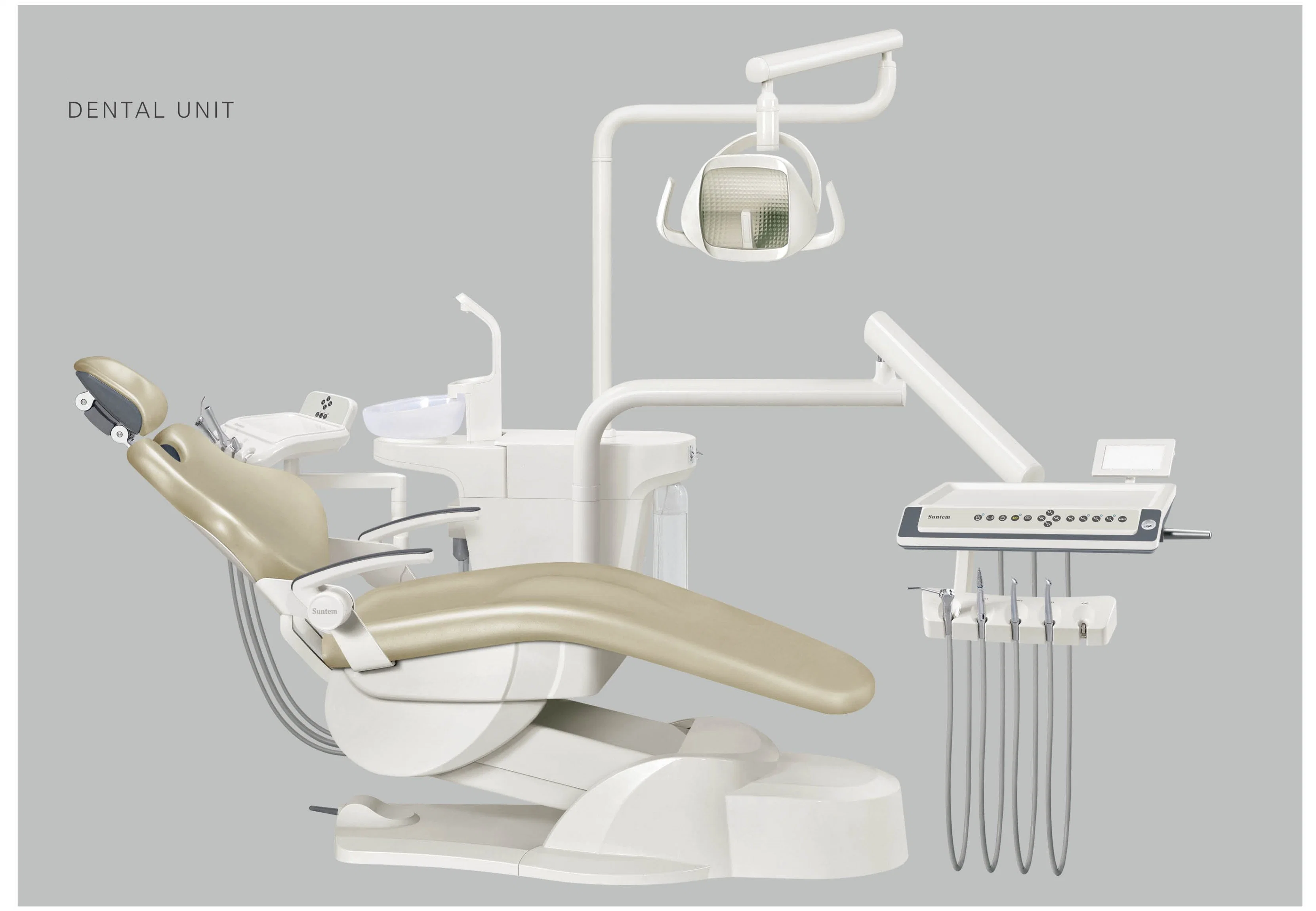 St-D520 Instrumentos Médicos/cadeira odontológica com Controlador de pé/desinfecção/Alavanca Multifunção