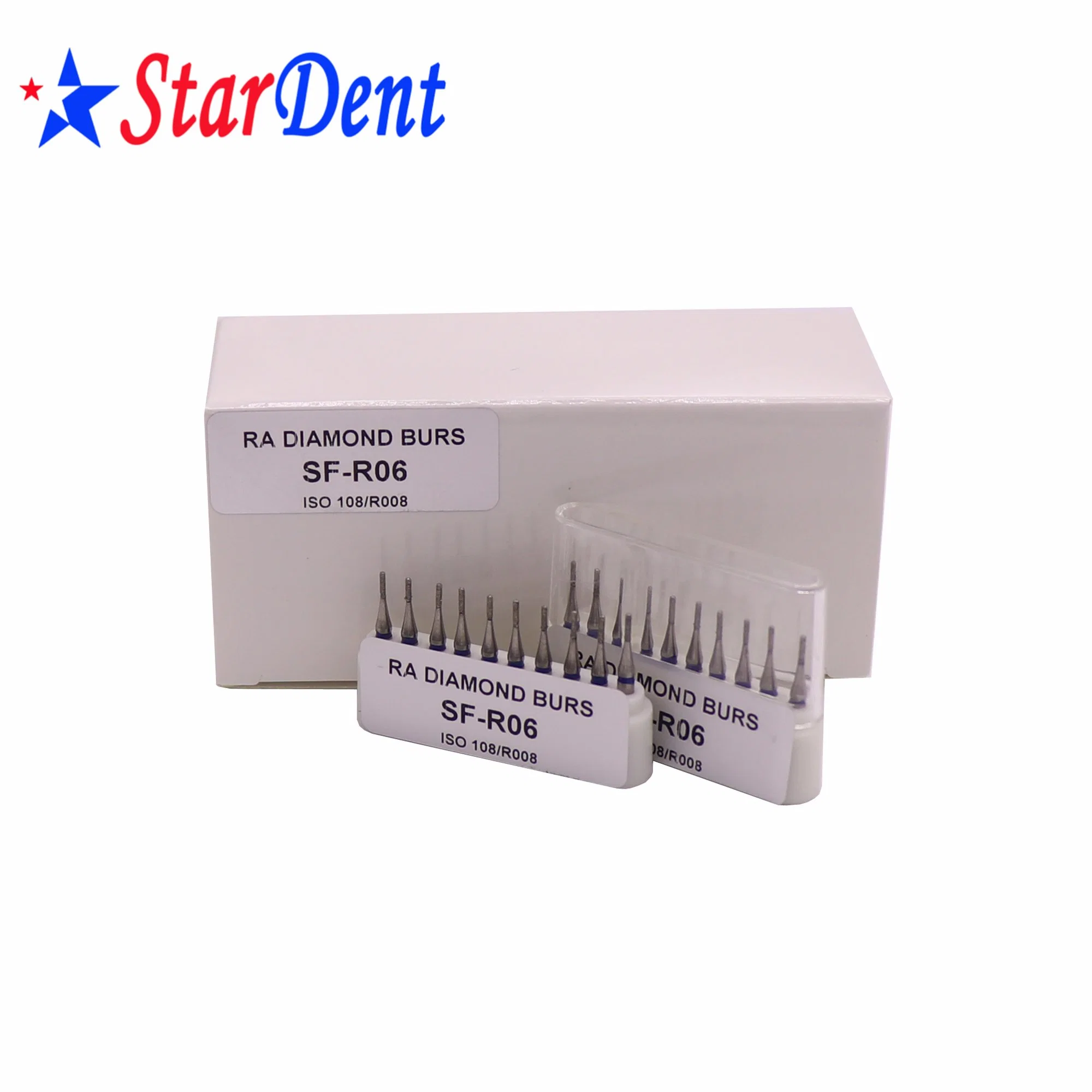 Dental Ra Diamond Burs with Good Quality Bur for Low Speed Handpieces