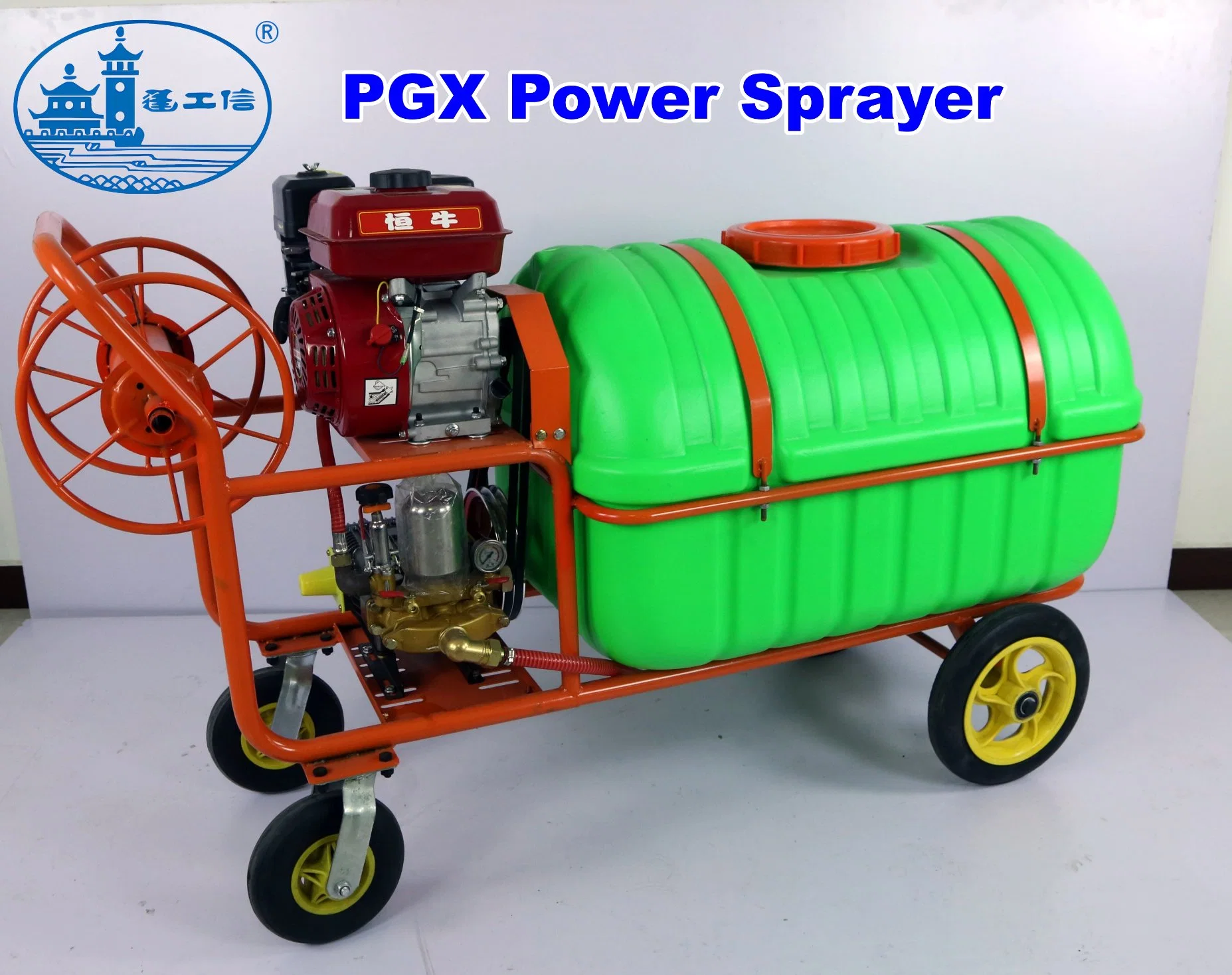 200L Trolley Manual Hand Push Trolled Powerful Agriculture Power Sprayer