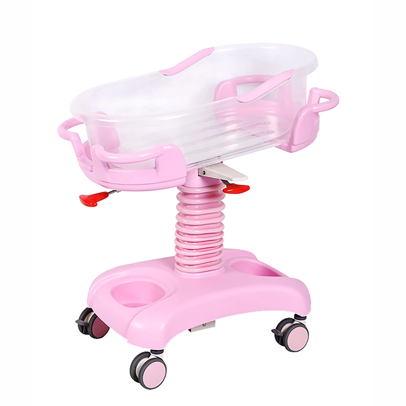 Plastic Swing New Born Baby Bed with Height Adjustment (CE/FDA/ISO)