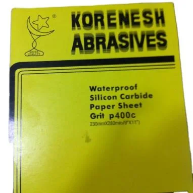 Papel abrasivo de areia de alumina de alto desempenho para acabamento de móveis de madeira, desbaste de metal, polimento automóvel