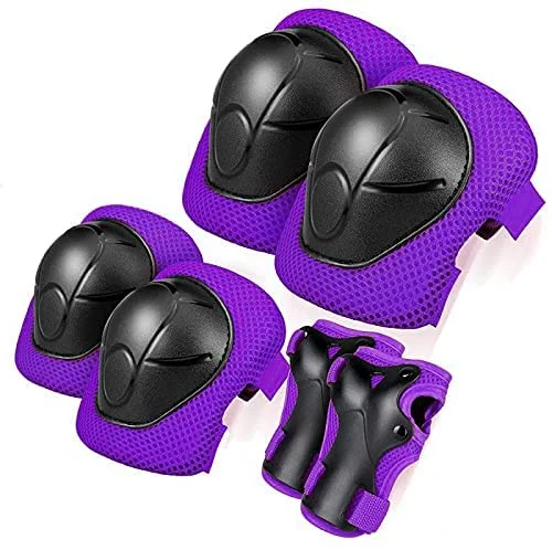 6PCS/Set Elbow Knee Pads Wrist Guard Skateboard Roller Skating Protective Gear Manufacturer