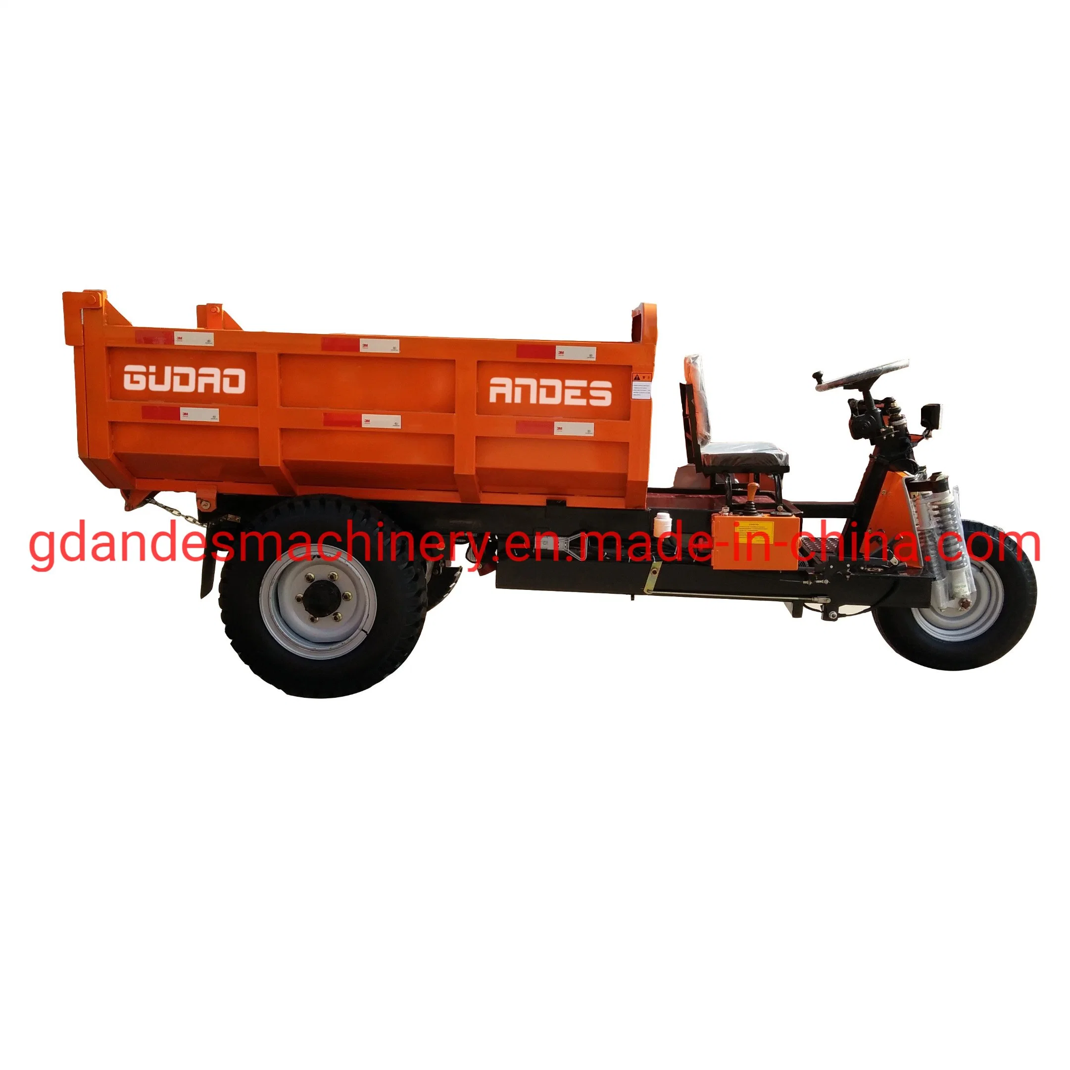 Factory Supply Electric Tricycle Cargo Dump Self-Unloading