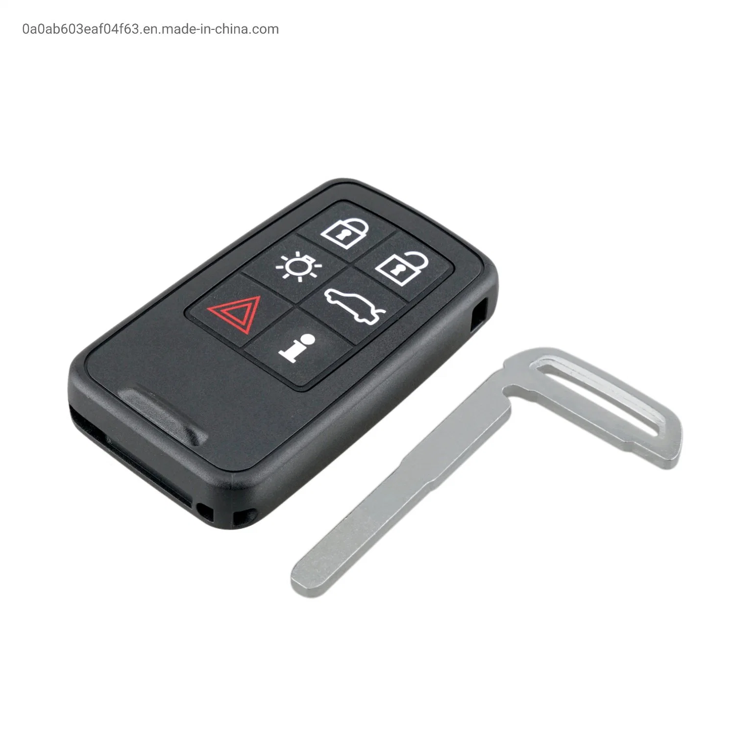 6 Buttons 433Mhz Car Key Fob Remote Key For 2007-2013 Volvo- XC60 XC70 V60 V70 S60 FCC ID:KR55WK49264