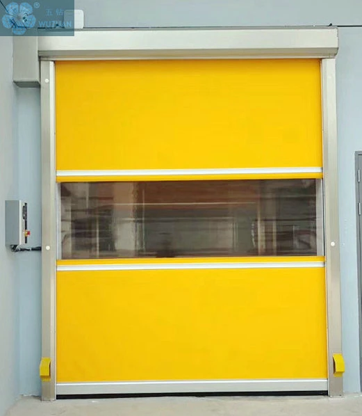 Industry Warehouse PVC Plastic Fabric Curtain Clean Room High quality/High cost performance  Electric Fast Acting PVC High Speed Roller Door