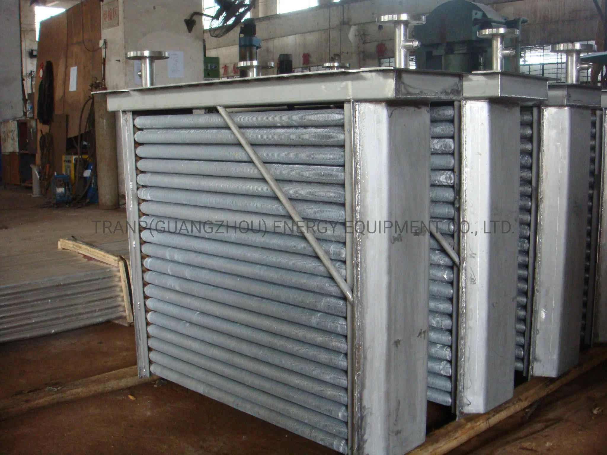 Customized Hot Water to Air Cooling Aluminum Tube Fin Air Heaters Heat Exchanger