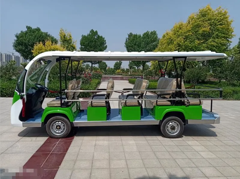 Professionnel de la fabrication à faible vitesse de bus de passagers de voiture électrique Bus touristiques