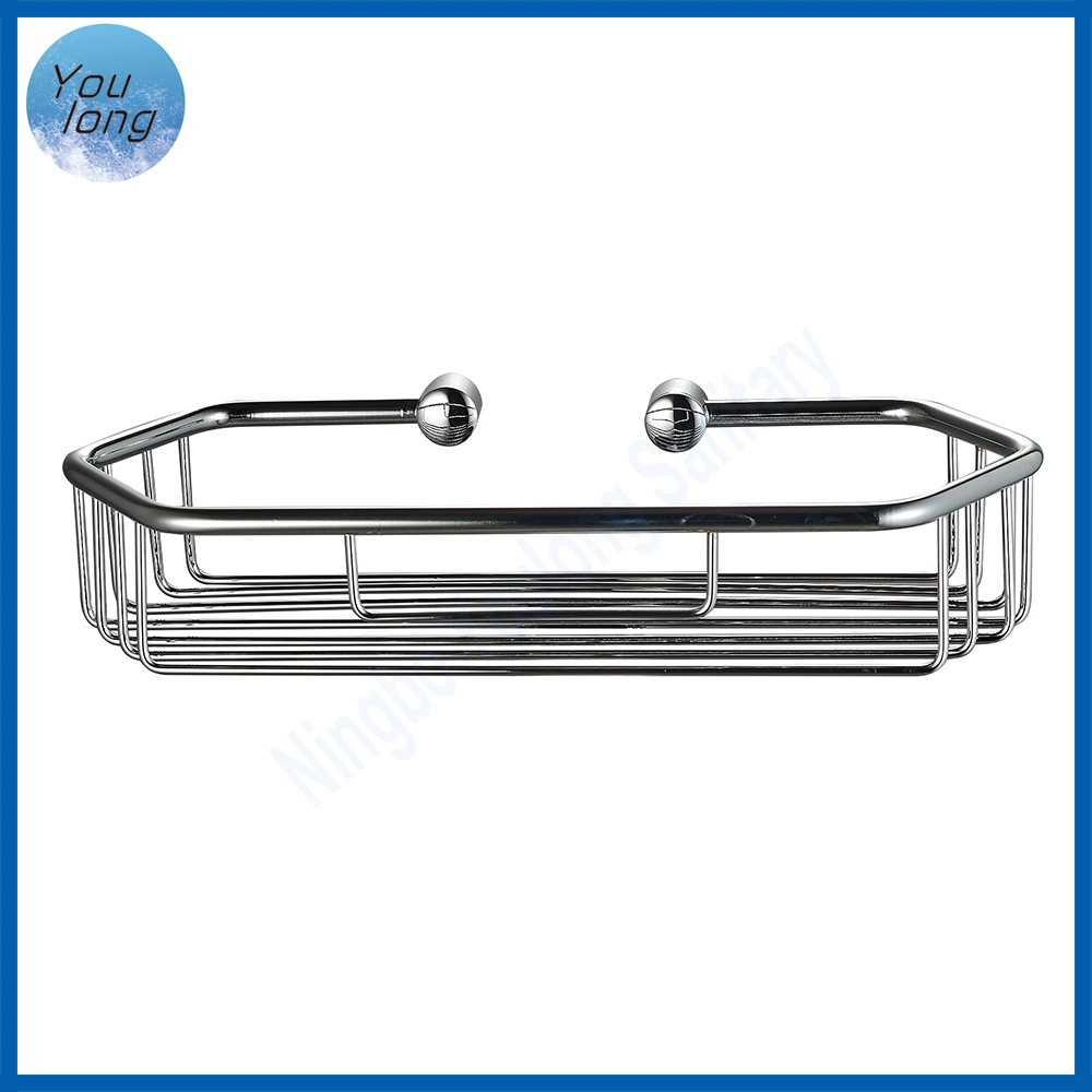 Shelf Basket Rack Rust Proof Bathroom Shelf Shampoo Holder No Drilling Racks