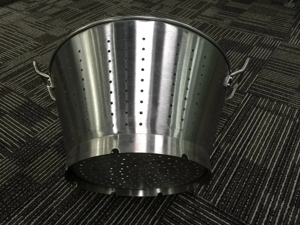 Commercial Fruit Vegetable Heavy Duty Colander Stainless Steel Strainer with Handle