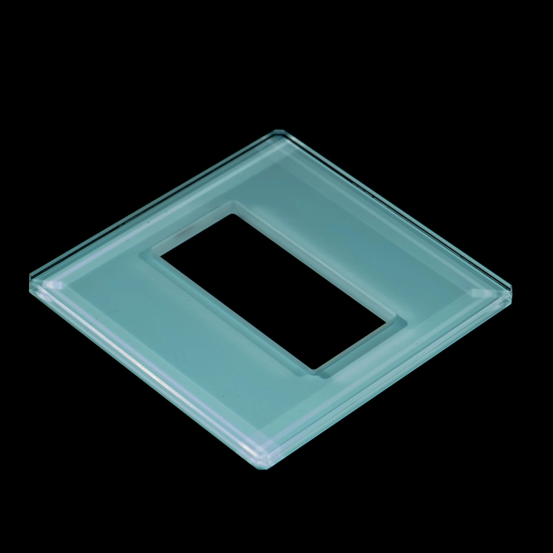 O vidro temperado com impressão Tampografia para o Painel de Interruptores