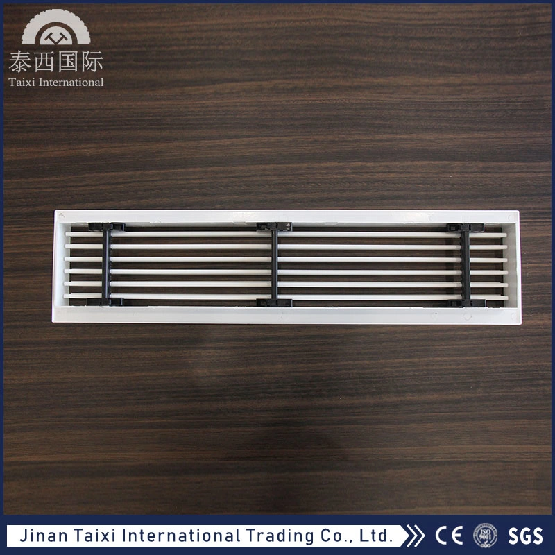 HVAC System Air Vent Outlet Louver Linear Slot 4 Way Supply Square Aluminum Alloy Ceiling Air Diffuser Exhaust Air Register