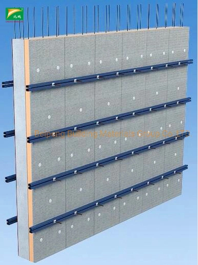 Umweltfreundliche Fertigteile Leichte Beton-Wandpaneele Vorgefertigte Außenwand Fiber Cement Sandwich-Panels