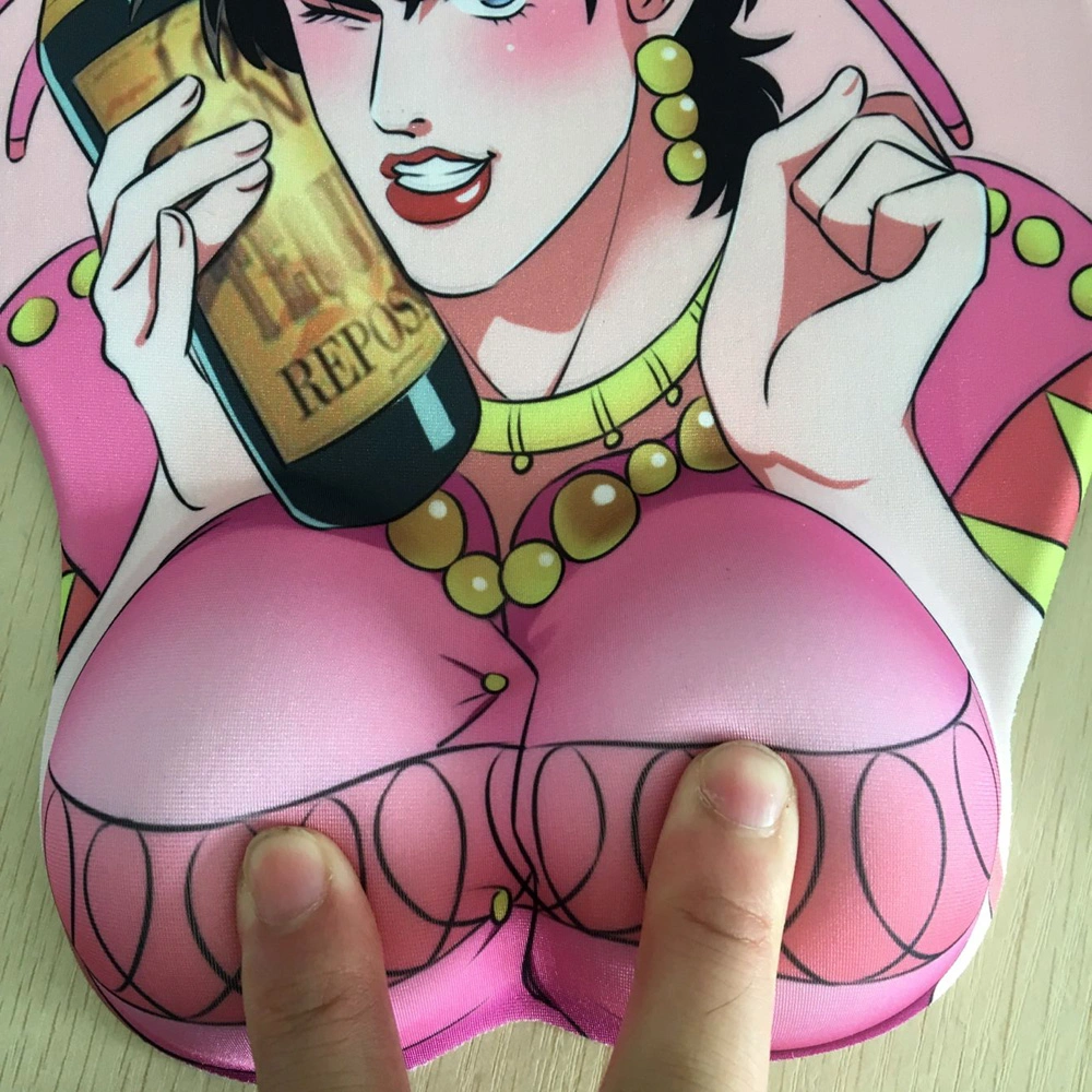 Adulto Personalizado Gran Anime Boob 3D Overwatch Pecho de Silicona Ergonómico Sexy Chica Juego Insertar Foto Descanso de Muñeca Mouse Pad