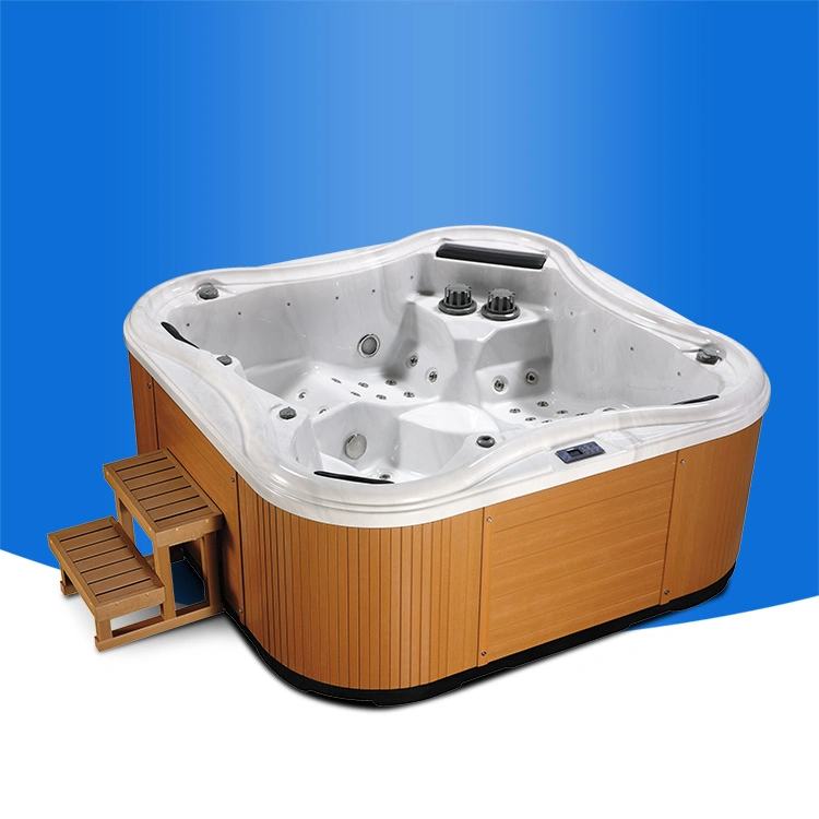 Jy8012 Acrylic Shell Outdoor SPA with Powerful Jets