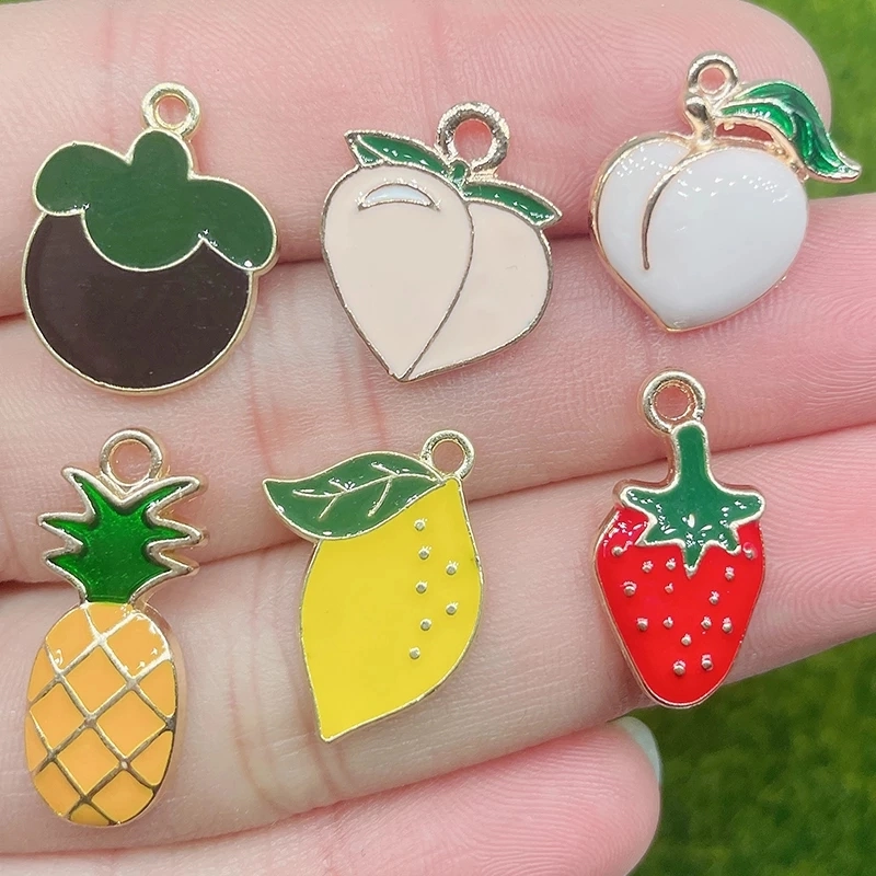 Hard Enamel High quality/High cost performance  Fashion Design Fruit Strawberry Cartoon Anime Comic Personalized Zinc Alloy Keychain