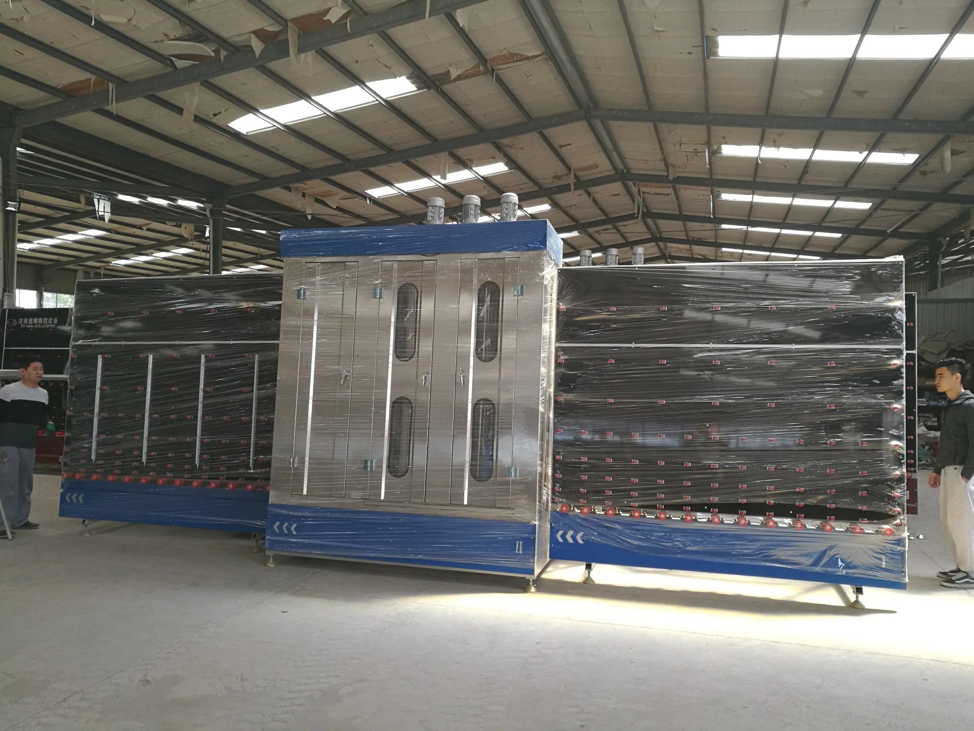 Automatic Glass Washing Drying Vertical Glass Cleaning Equipment for Sale