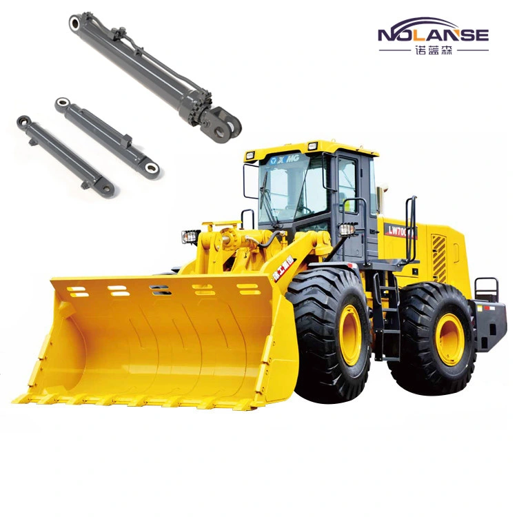 Basic Customization Double Acting Long Stroke Telescopic Lift Hydraulic RAM Engineering Hydraulic Cylinders for Tractor Loader Concrete Pump Truck Factory