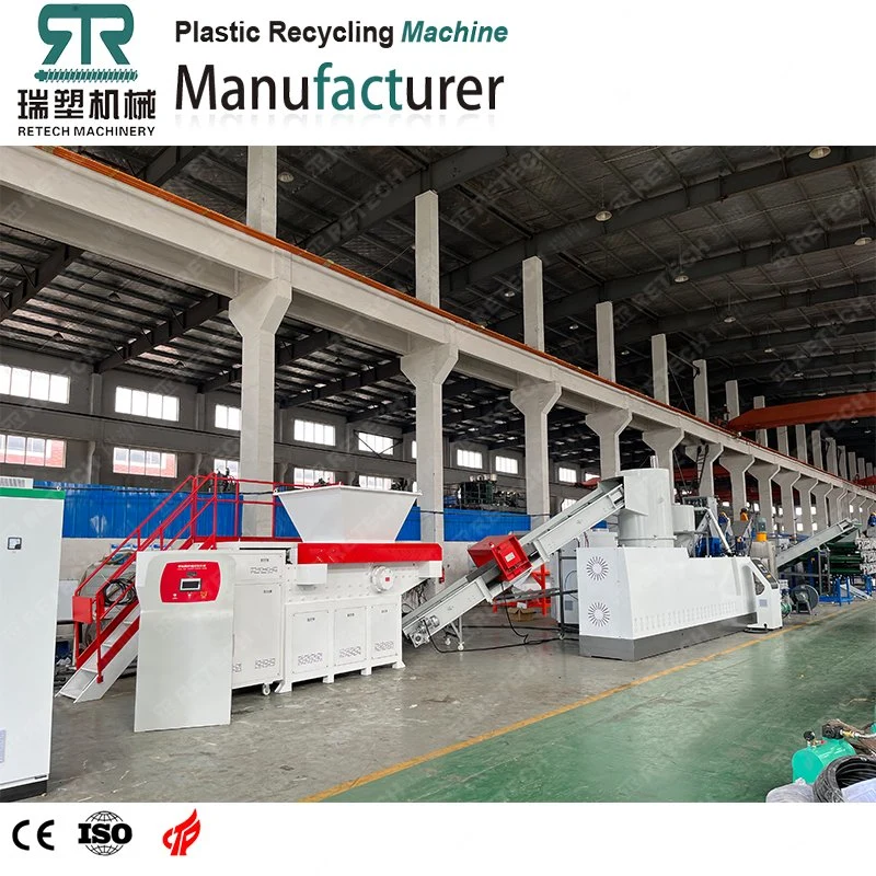 High Performance Compactor PP PE LDPE HDPE Film Water Ring Granulating Line