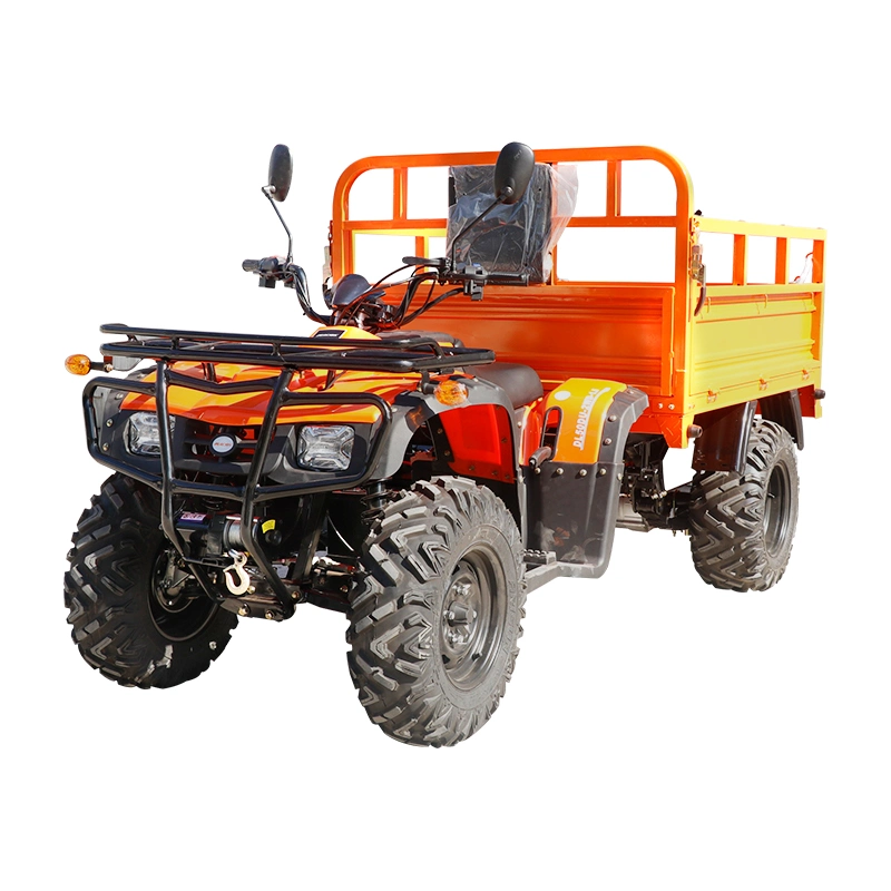 Véhicule utilitaire Quad agricole avec le basculement de godet hydraulique BS50du-2WD-1.5-B Orange