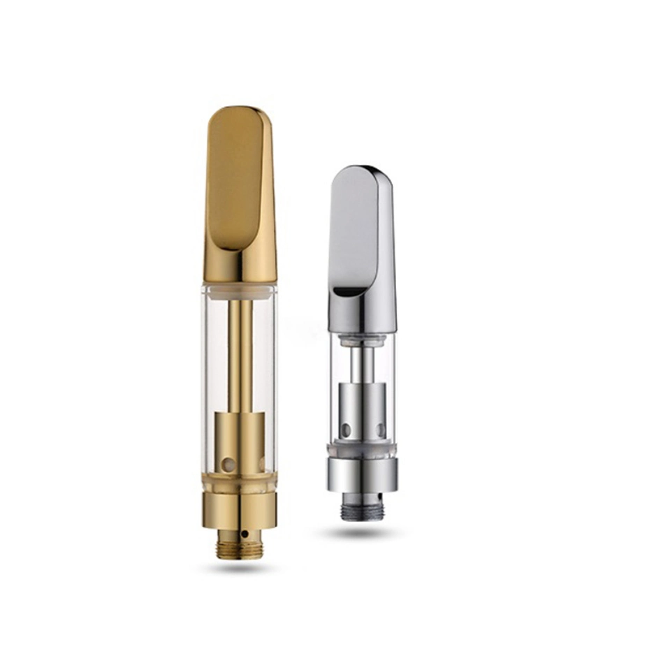 RW C13 Golden Color Ceramic Coil Flat Screwed Mouthpiece Leads Free Hhc Live Rosin Vape Carts Empty Cartridges 1 Gram Oil Disposable/Chargeable. 5ml Cartridge with Box