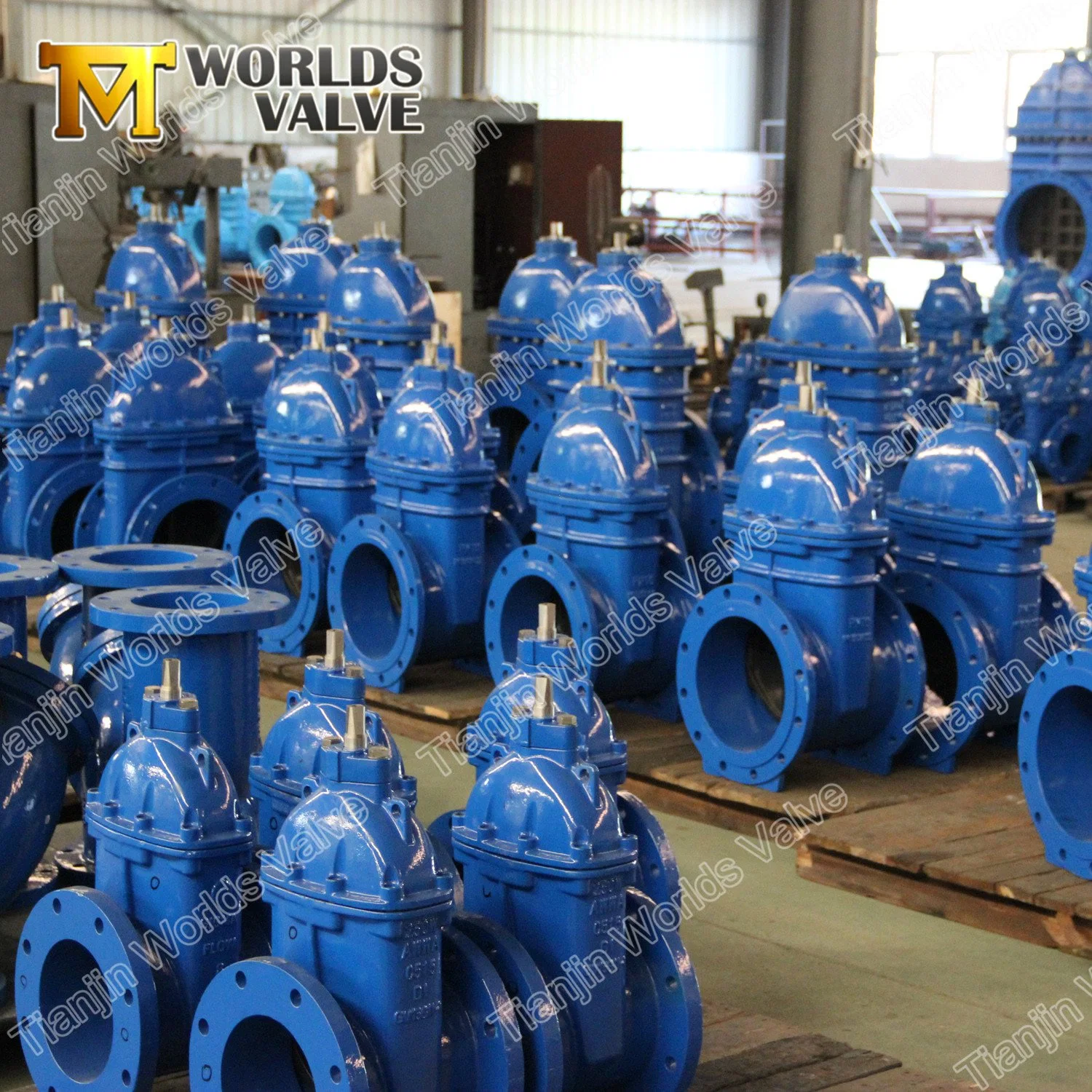 API Rubber Seat Resilient Sluice Industrial Control Gate Valve JIS 5K 10K ANSI 150