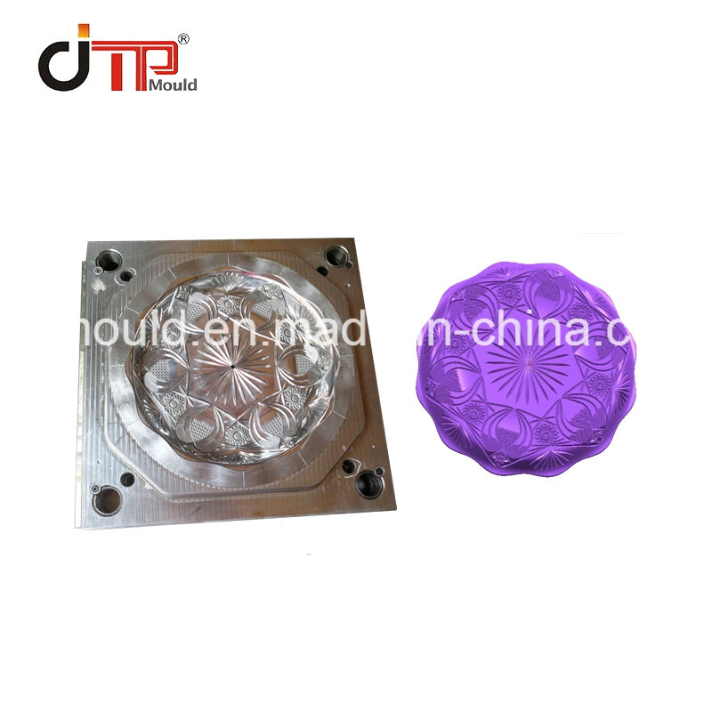 High quality/High cost performance Round Plate Fruit Storage Plastic Injection Plate Mould