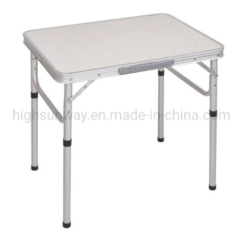 Camping al aire libre Picnic fácil de llevar plegable Suitcase tubo de aluminio plegable Tabla