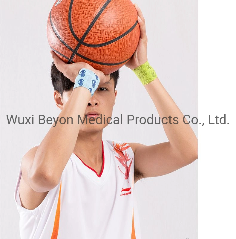 Medical Cohesive Compression Self-Adhering Flexible Protect Body Parts Bandage