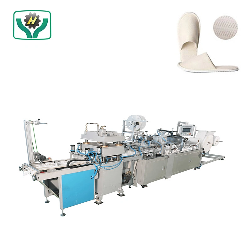 Shoes Machine China Made 5 Star Hotel Sewing Anti-Slip Salon Natatorium Guest High-Class Disposable Slippers Equipment