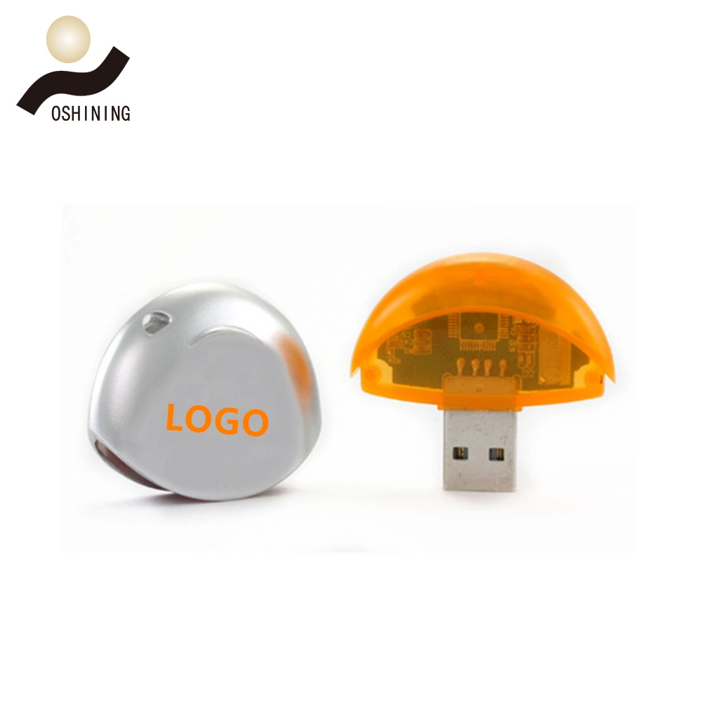 As unidades flash USB de 8 GB de disco USB OEM 2.0 LOGÓTIPO Personalização Pendrive forma redonda