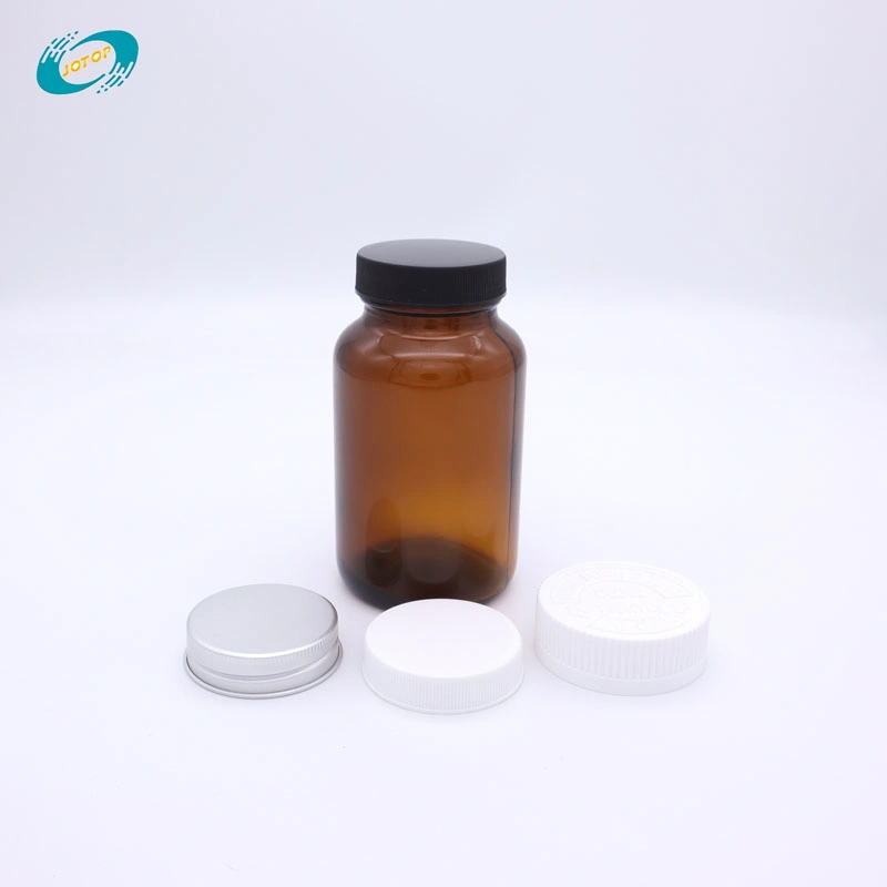 200ml Amber Safety Wide Mouth Pharmaceutical Medical Pill Glass Bottle