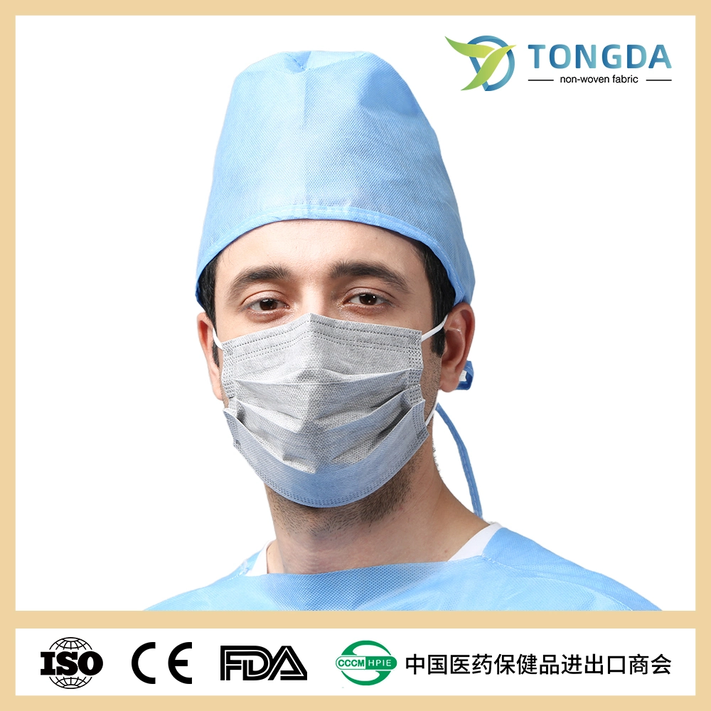 Non-Woven Anti-Dust Disposable Head Cover Protective Doctor/Nurse Cap