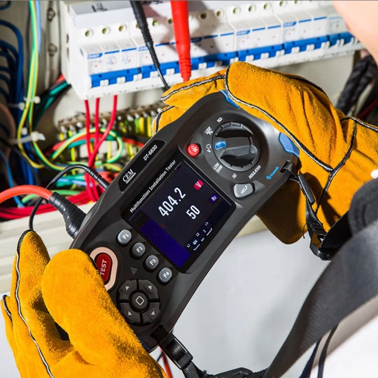 DT6650 Handheld Multimeter Multifunktions-Installationstester für elektrische Anlagen