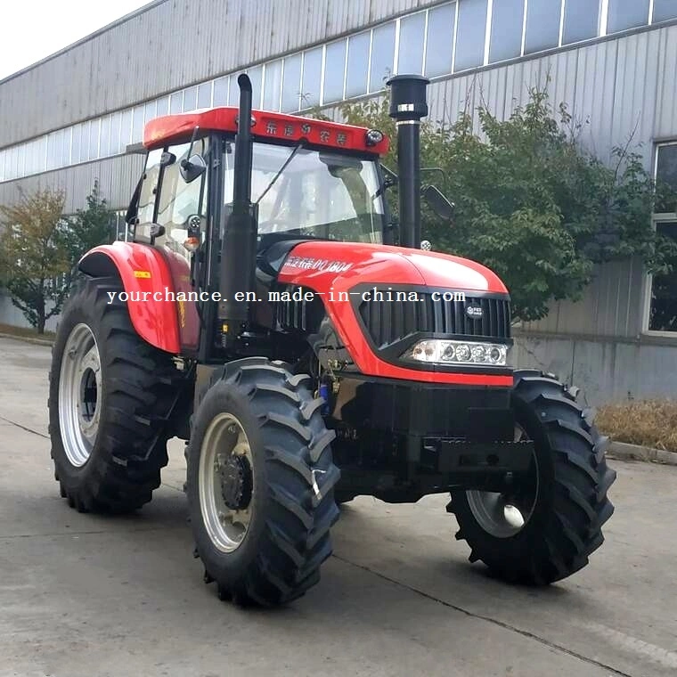 Tailandia Venta caliente de la maquinaria agrícola Dq1504 150CV 4WD Tractor agrícola de la rueda de altas prestaciones fabricado en China