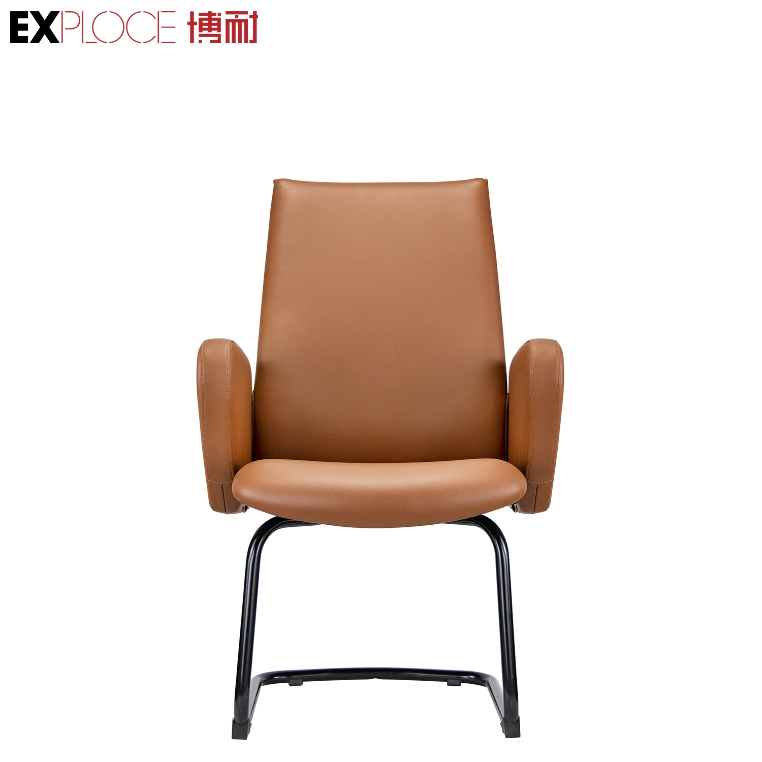 Aisa Hot Sell High quality/High cost performance  Anti-Scratched PU Leather Metal Paint Base Waiting Room Guest Chair