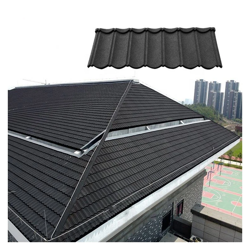 New Style Bond Stone Coated Metal Roof Tiles Roof Tile Guatemala Corrugated Roof Tile